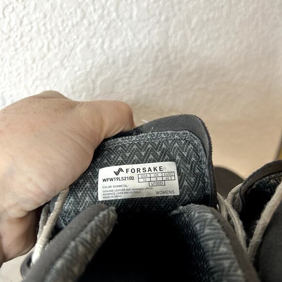 Forsake Lucie Slip Boot Womens Size 10 Dark Gray Gum Hiking Gorpcore - Picture 10 of 12